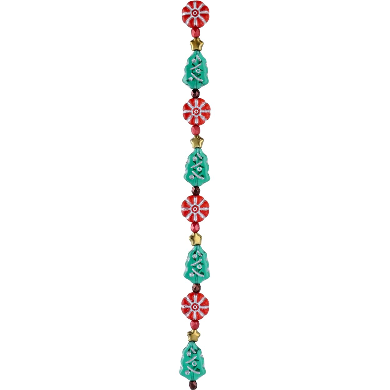 6 Packs: 20 ct. (120 total) Christmas Cheer Czech Glass Bead Mix by Bead Landing™